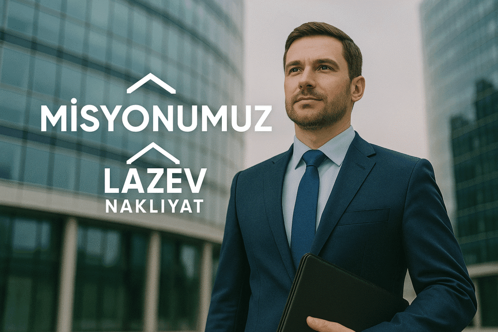 lazev nakliyat misyonu görseli – güvenli taşımacılık ve müşteri memnuniyeti