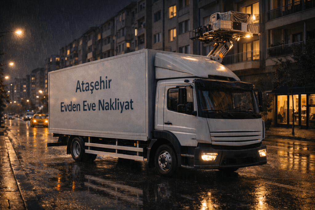 Ataşehir Evden Eve Nakliyat – LaZev Nakliyat Ataşehir evden eve nakliyat hizmeti sunan LaZev Nakliyat asansörlü taşıma kamyonu