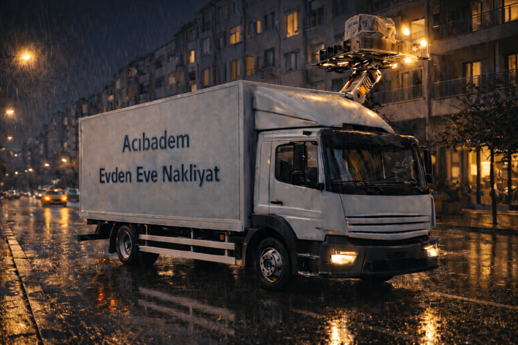 Acıbadem Evden Eve Nakliyat | LaZev Nakliyat Acıbadem evden eve nakliyat hizmeti sunan LaZev Nakliyat kamyonu